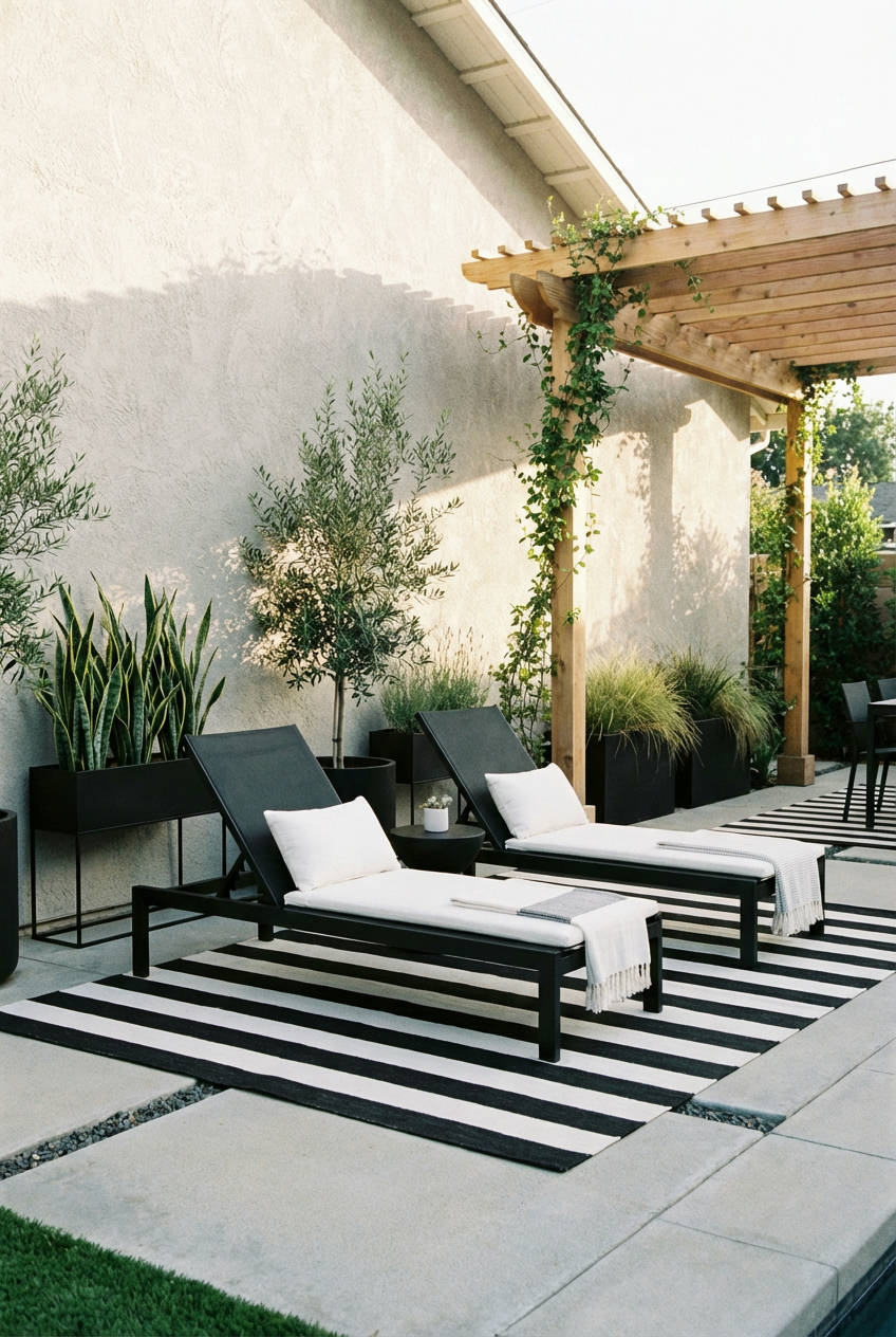 Chic Black and White Contrast