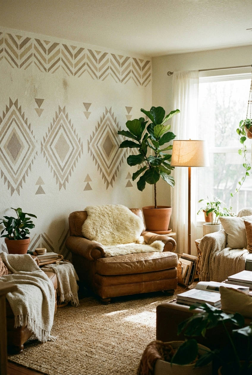 Modern Geometric Wall Design