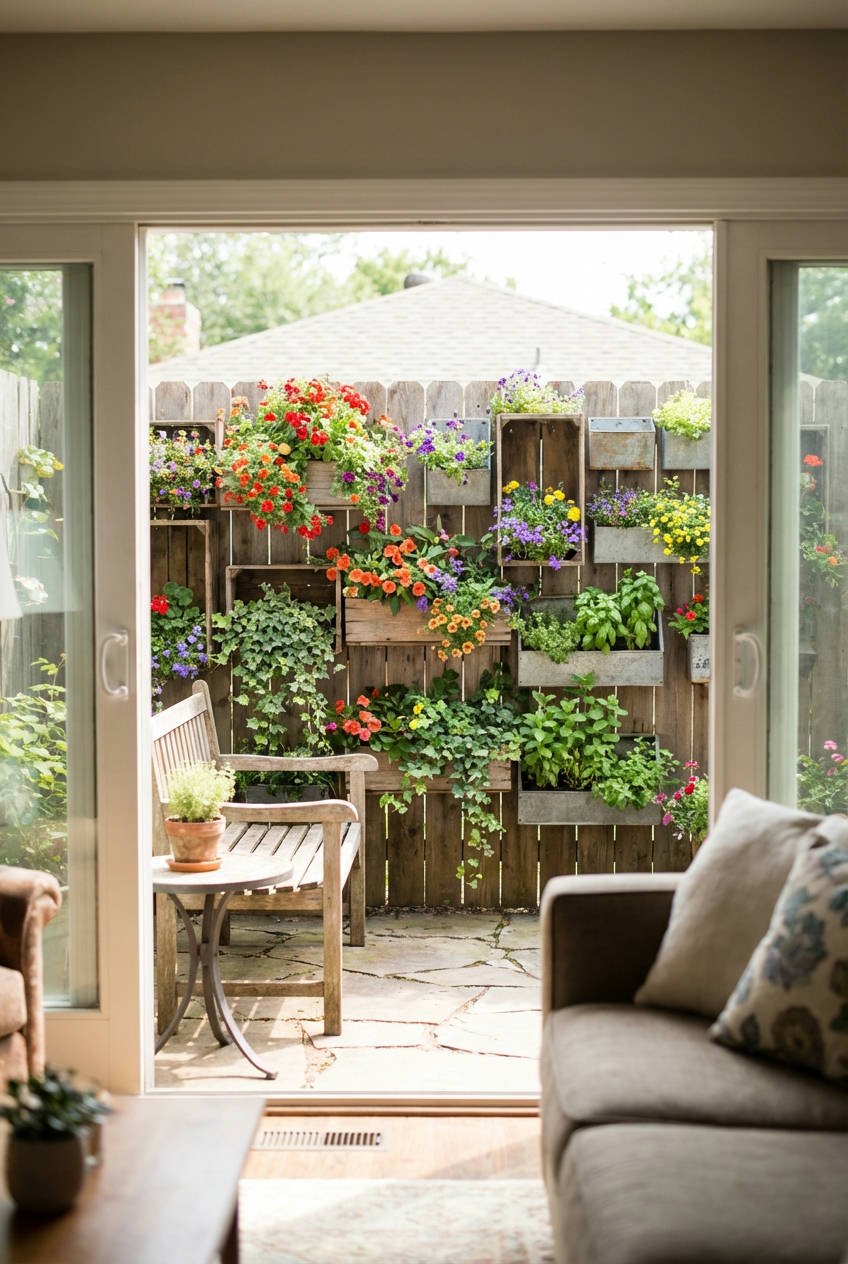 Vertical-Gardens-Along-Fences