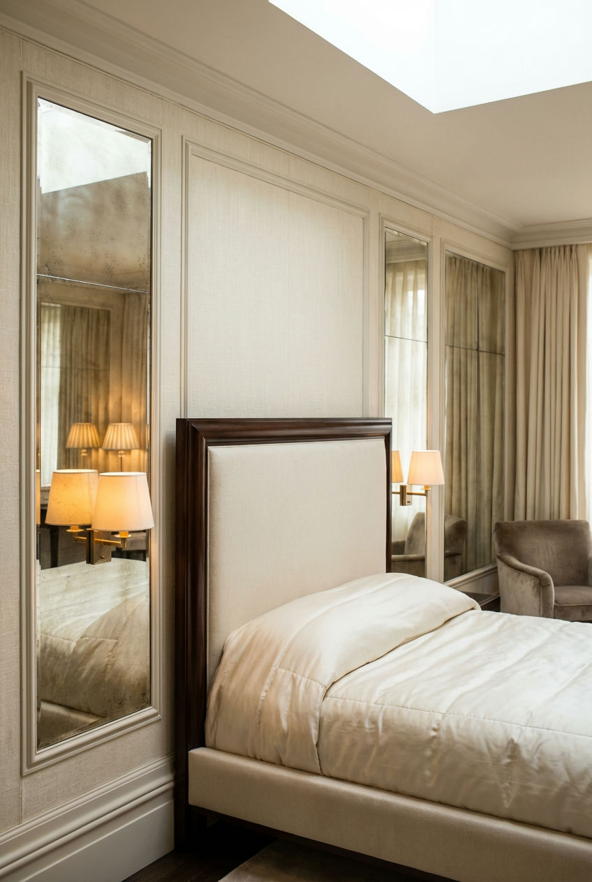 Paneled Headboard Illusion