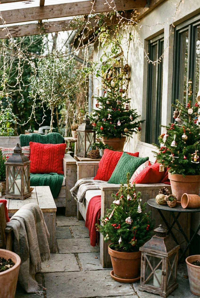 Whimsical Christmas Patio
