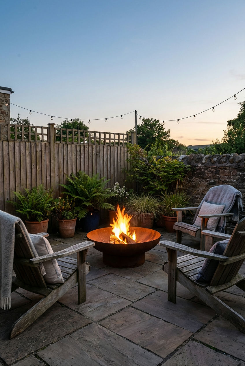 Compact Fire Pit for Cozy Evenings