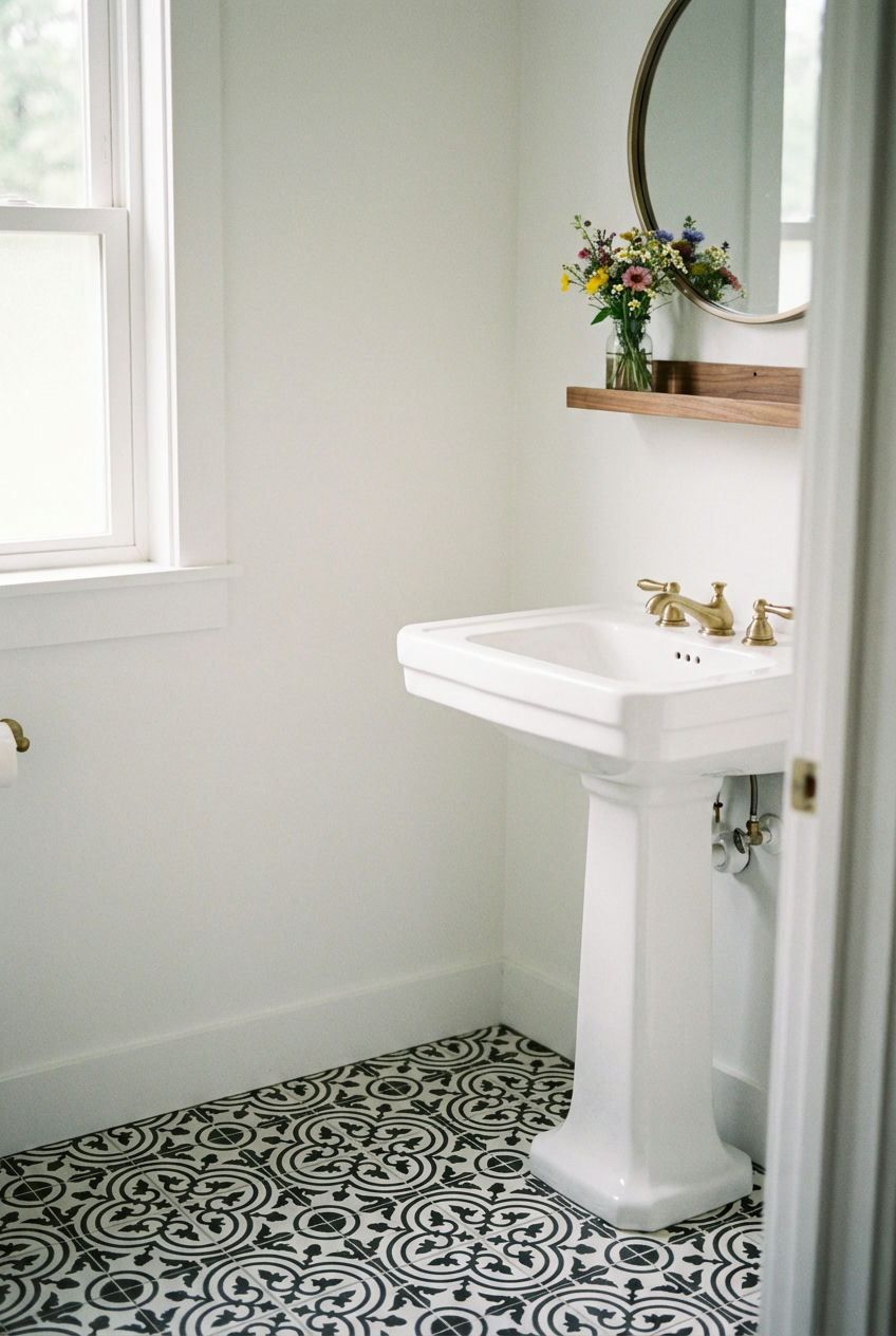 Playful Patterned Floor Tiles