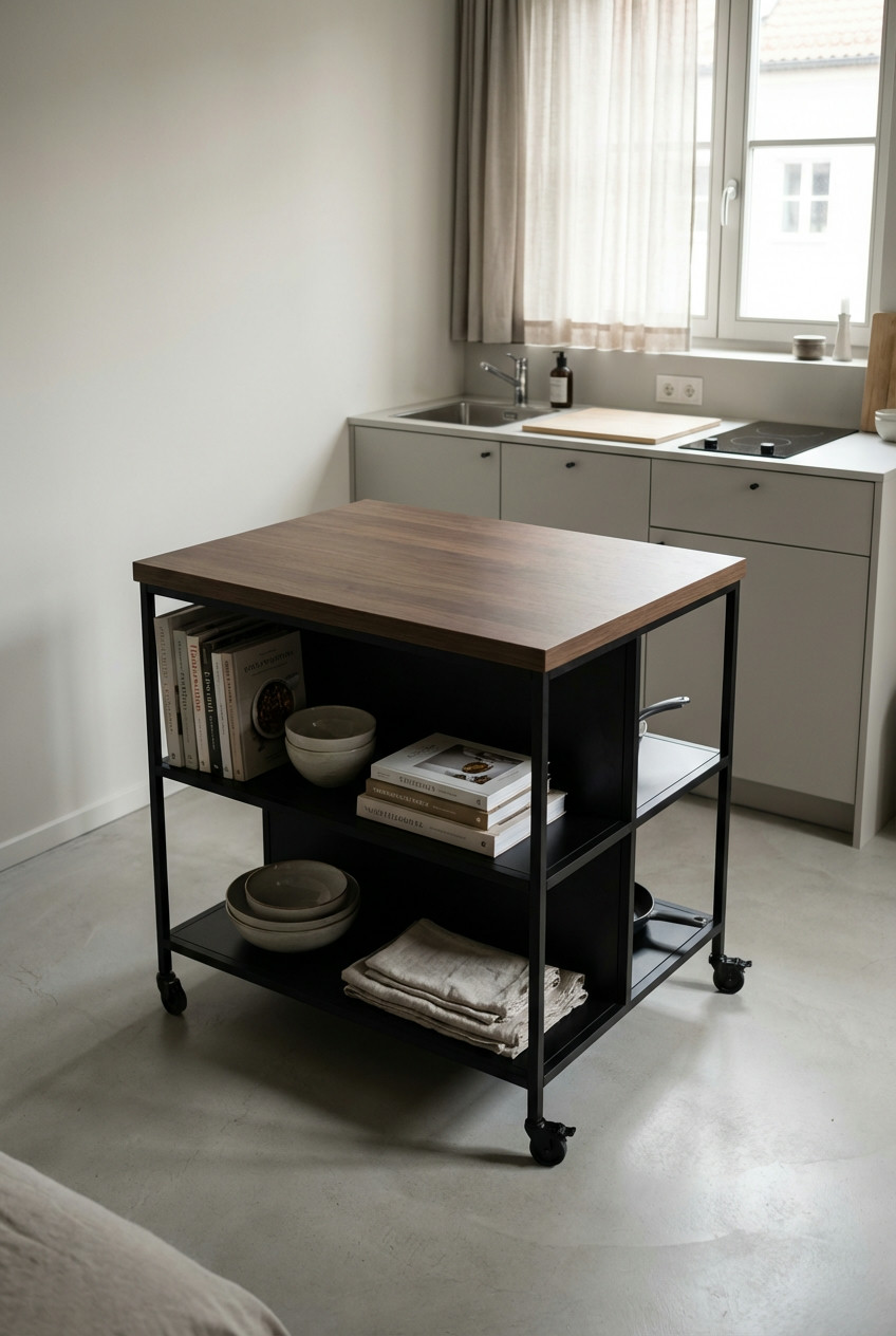 Mobile Kitchen Island on Wheels
