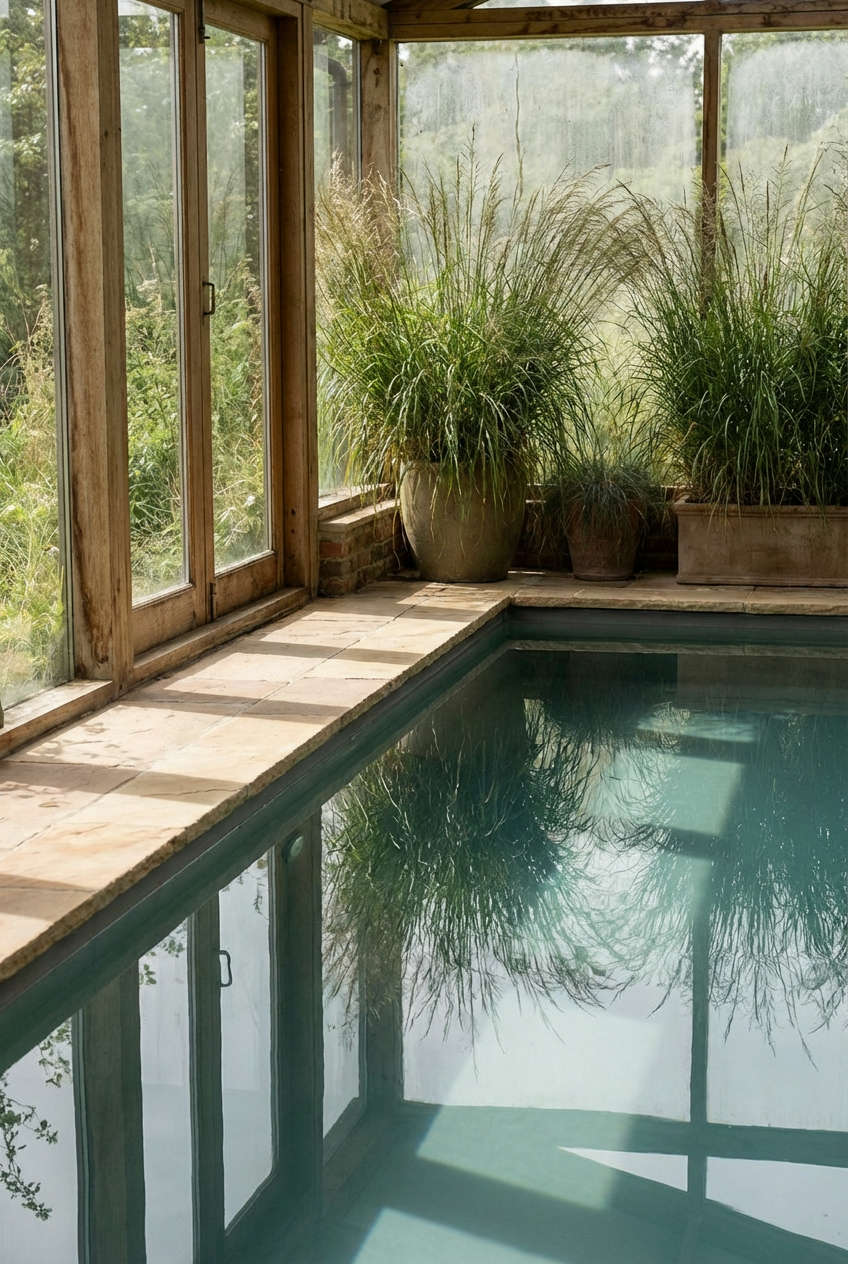 Privacy Screening with Tall Grasses