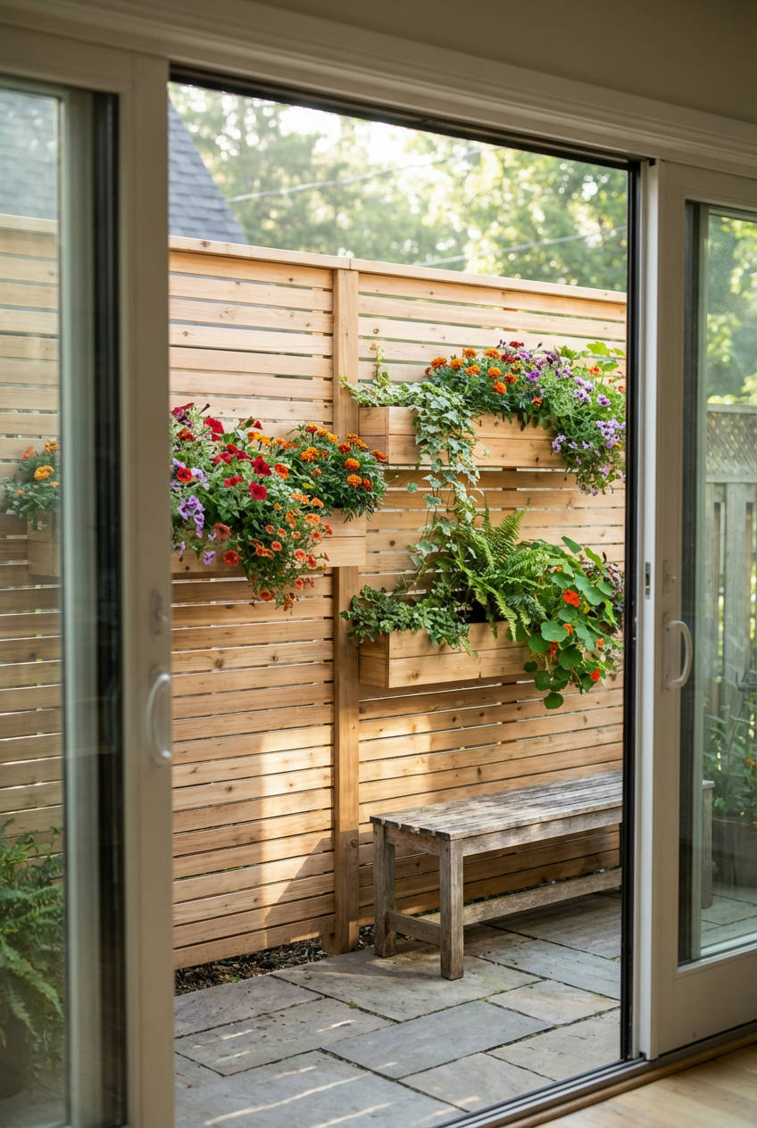 Privacy-Fences-with-Integrated-Planters