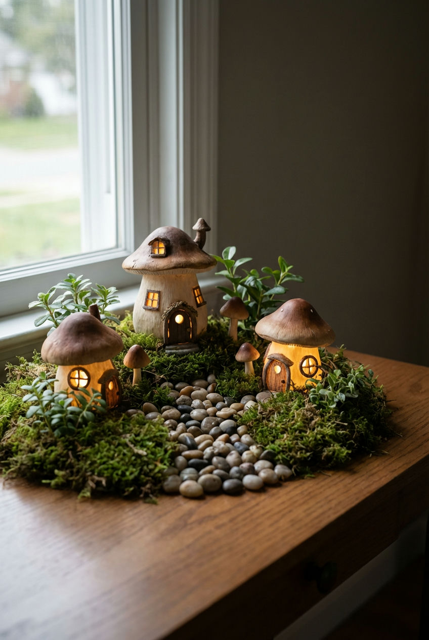 Glowing Mushroom Village