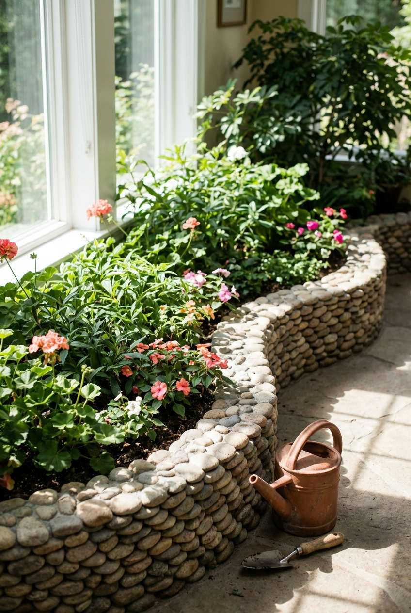 Miniature Stone Wall Edging