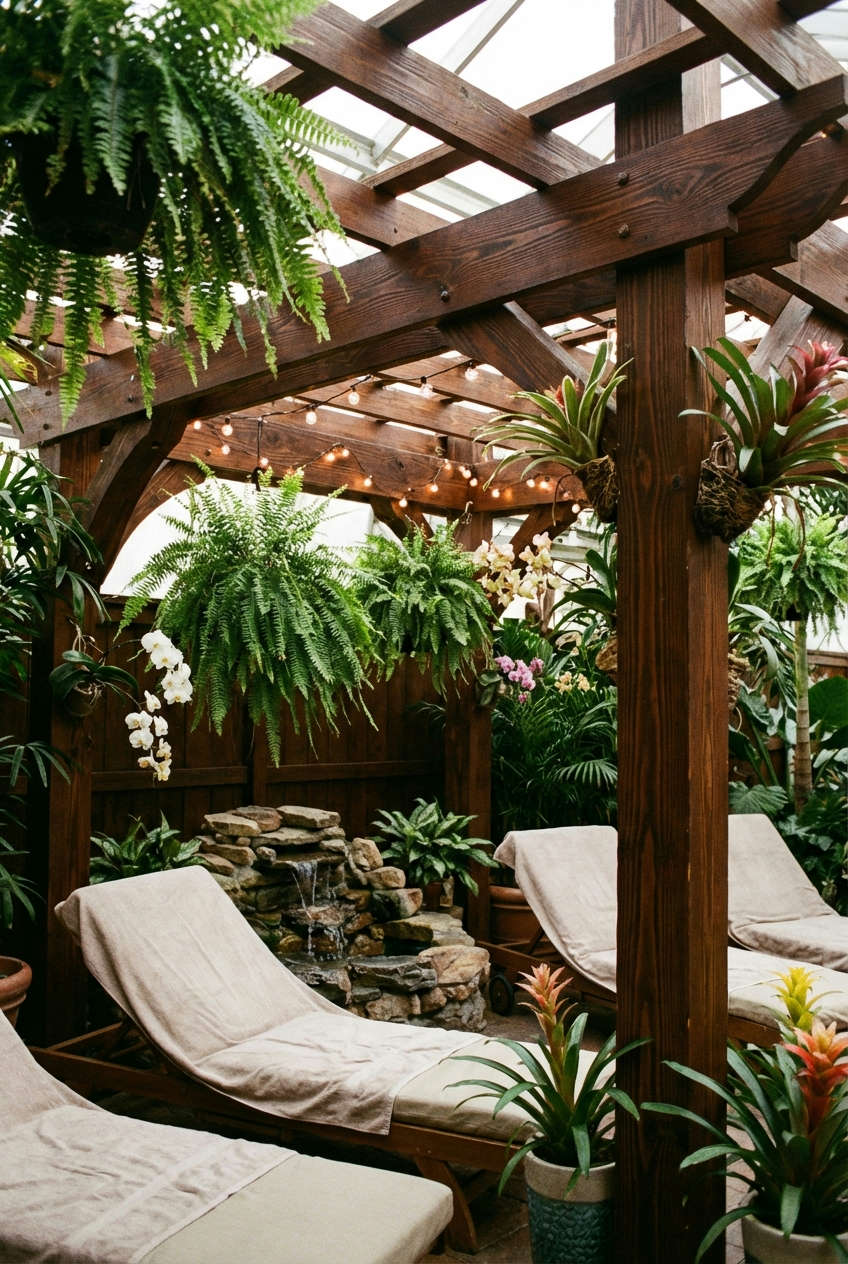 Tropical Oasis Pergola