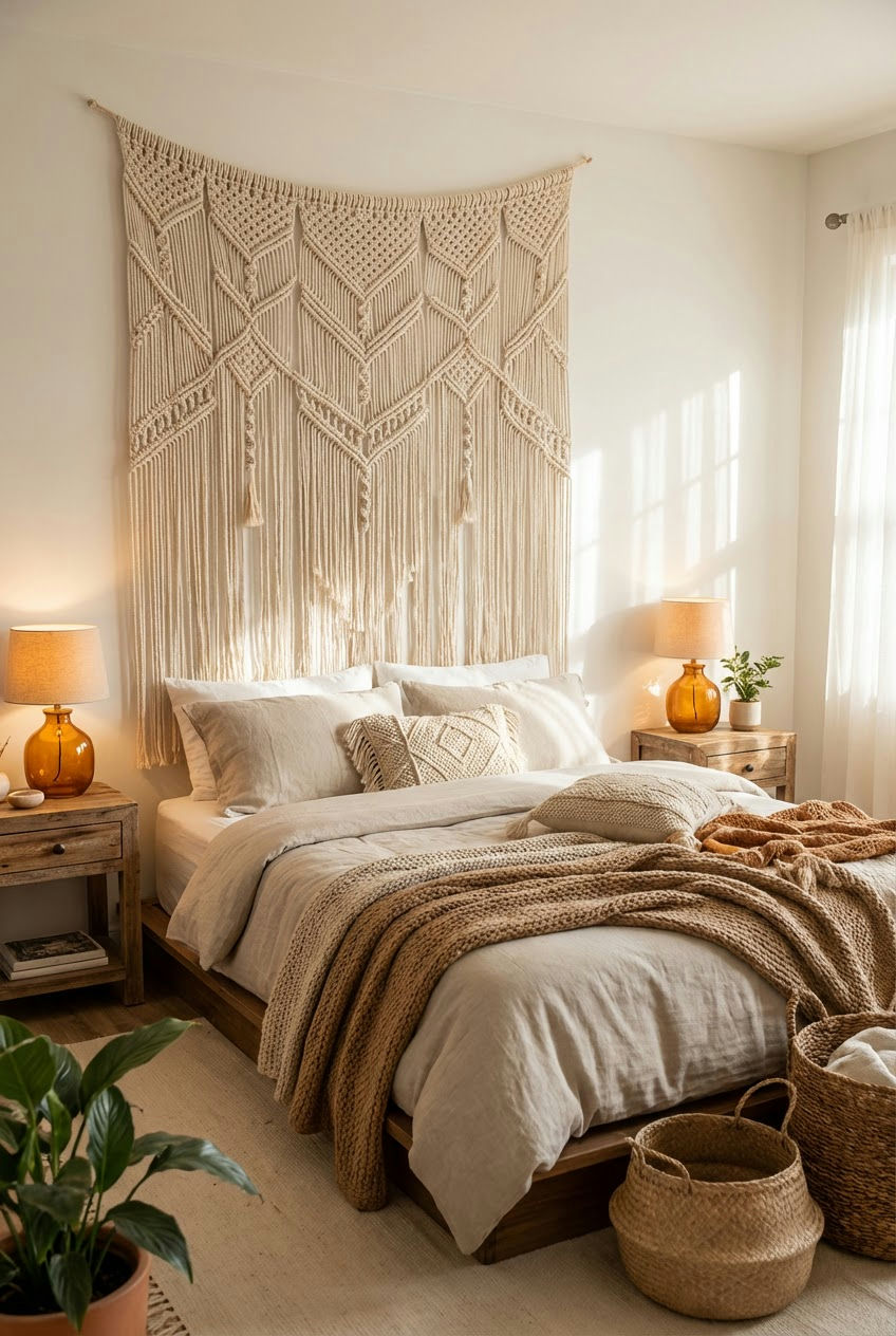 Macrame Wall Hangings and Texture