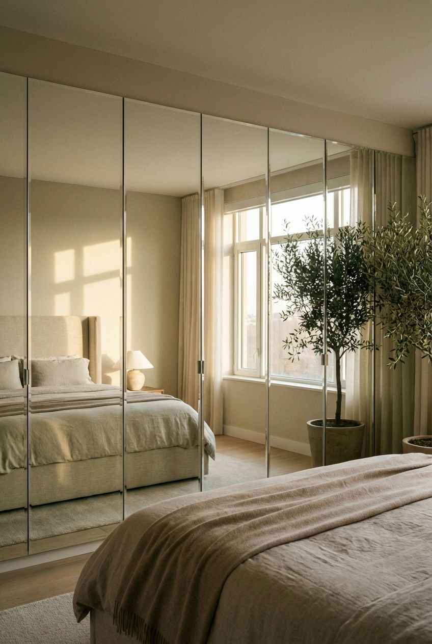Reflective Closet Doors