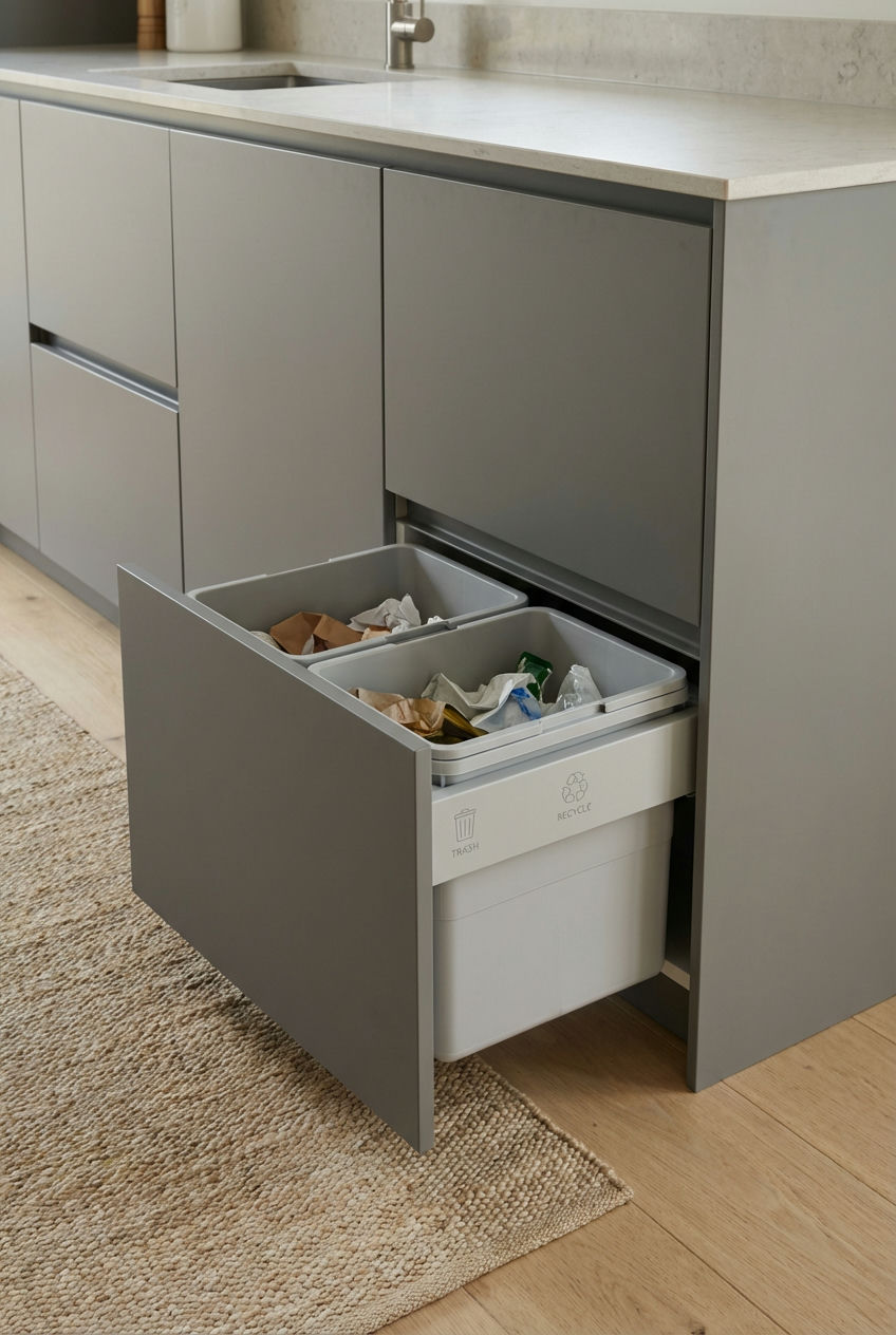 Under-Cabinet Trash & Recycling Pull-Outs