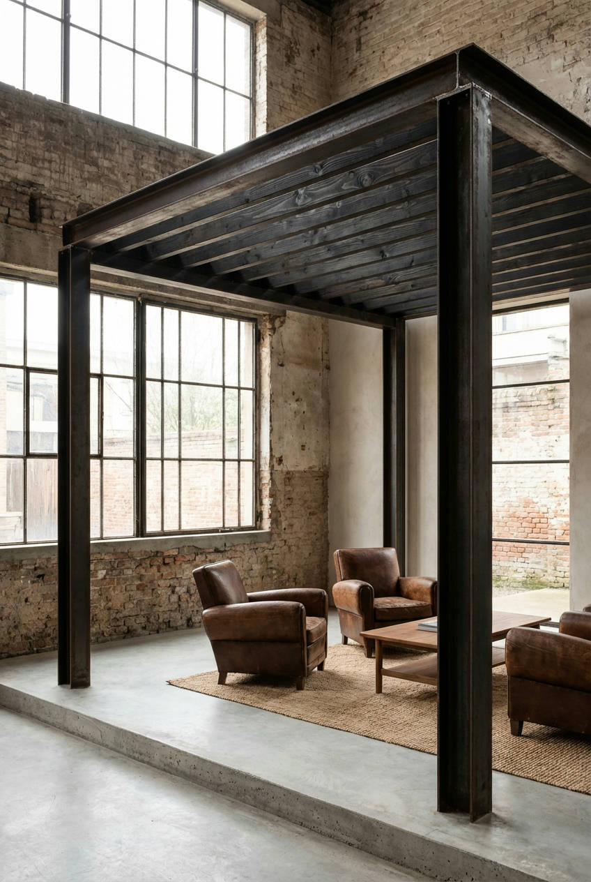 Industrial Chic Pergola
