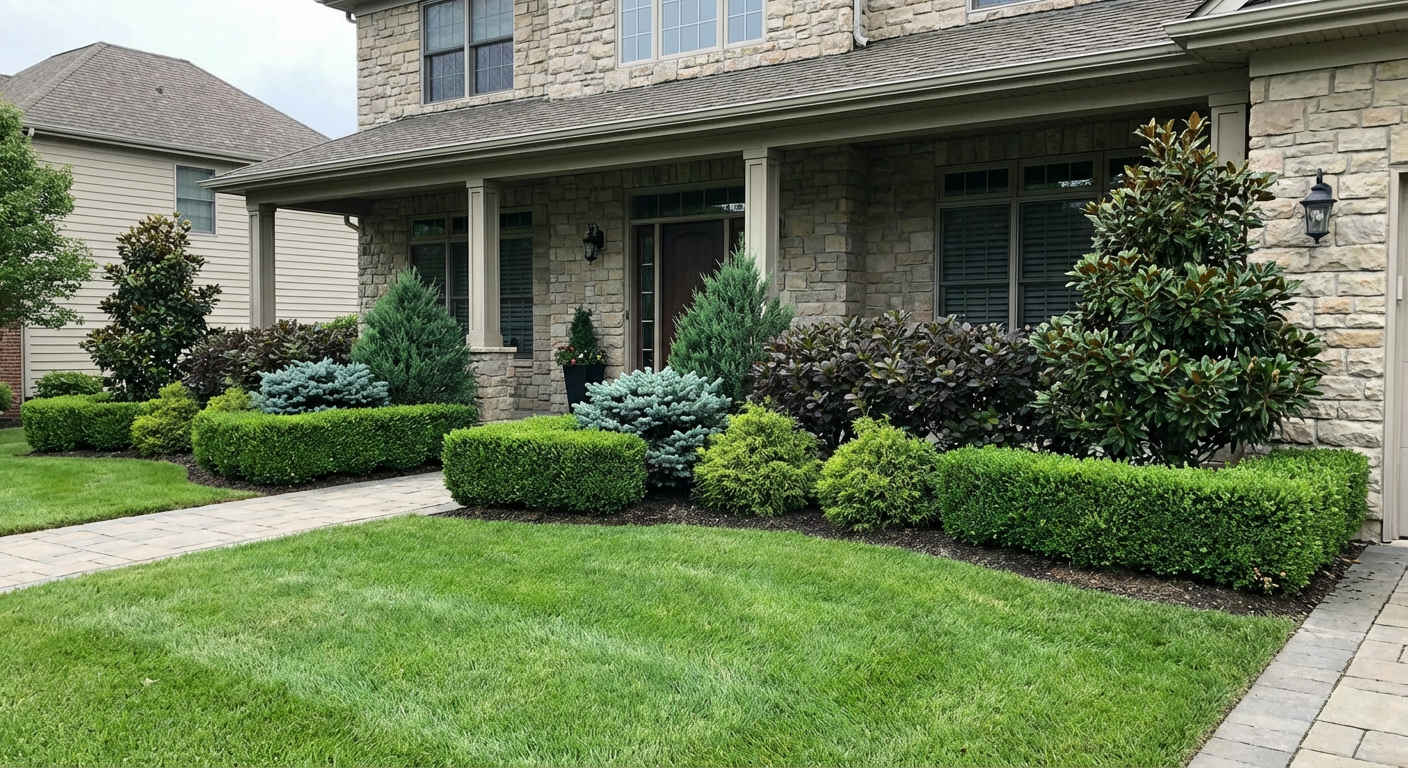 Evergreen-Foundation-Planting