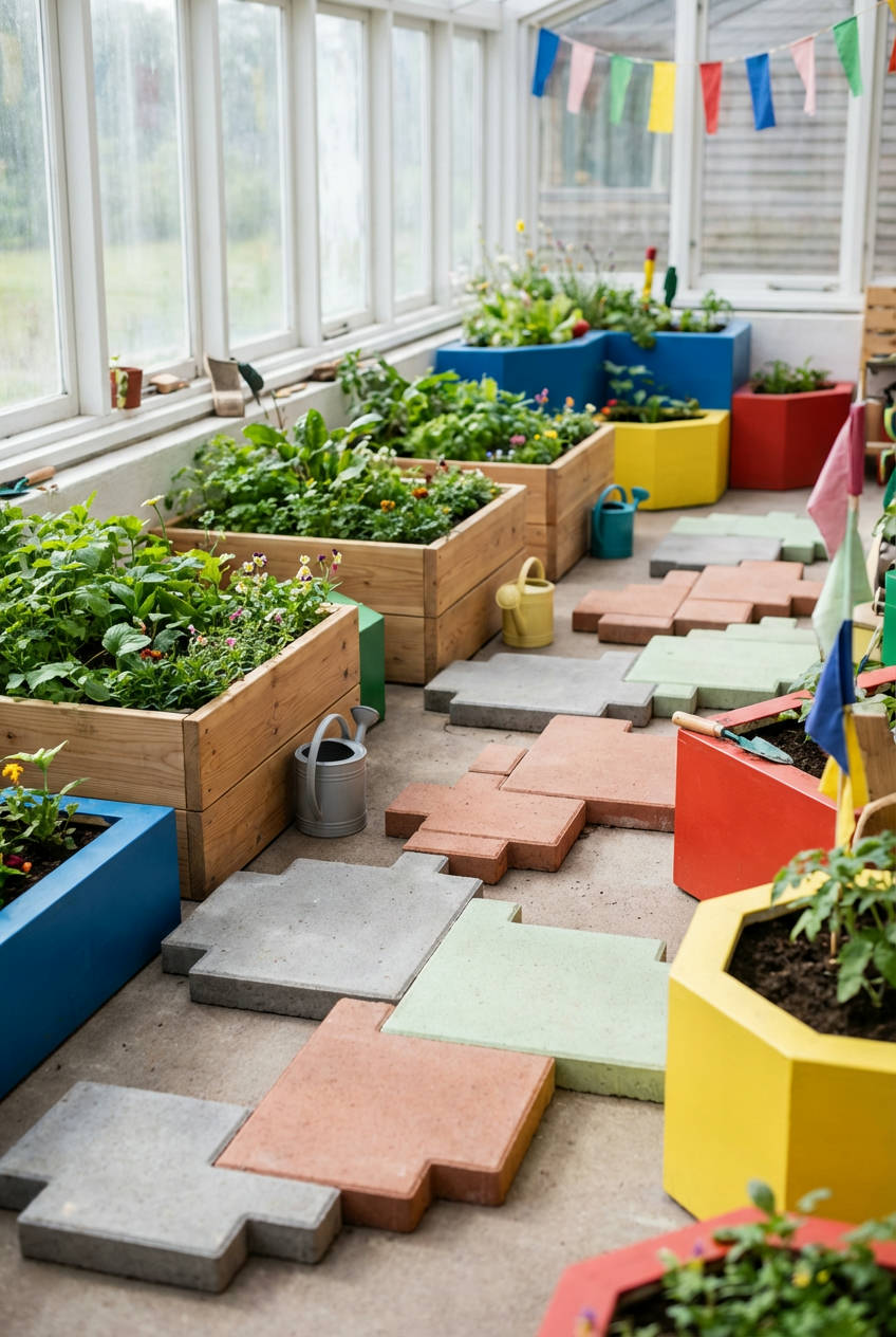 The Playful Pixel Garden for Kids