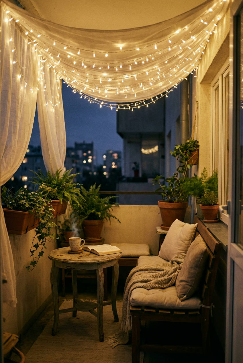 String Light Canopy