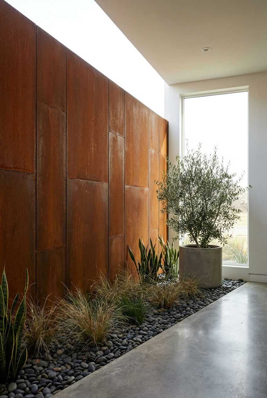 Corten Steel Fencing