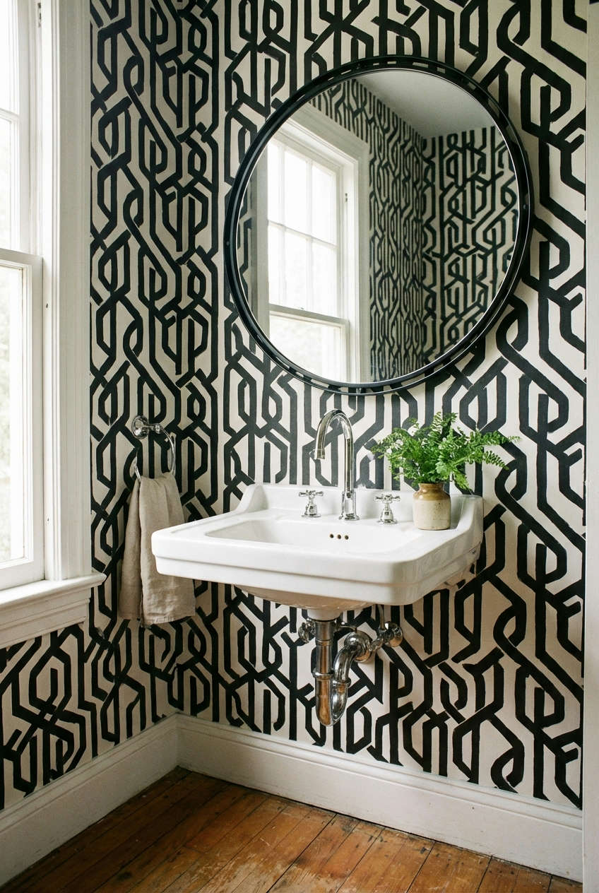 Sculptural Vanity Focus