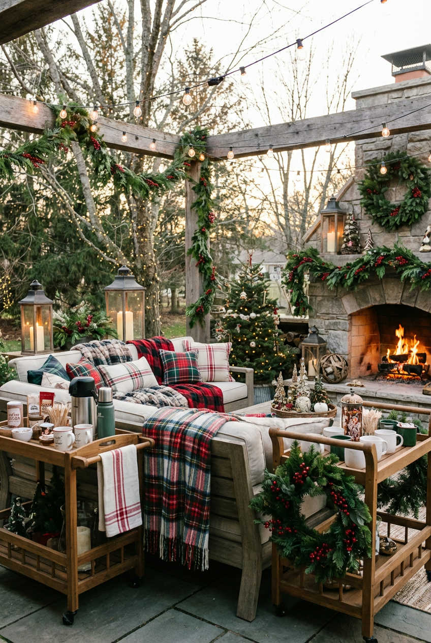 Festive Holiday Huddle Space