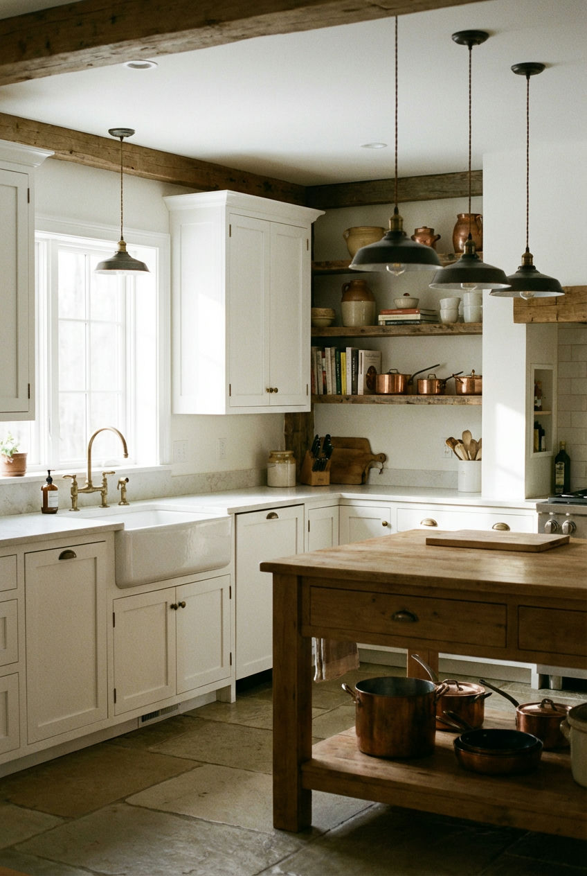 Farmhouse Style with Industrial Accents