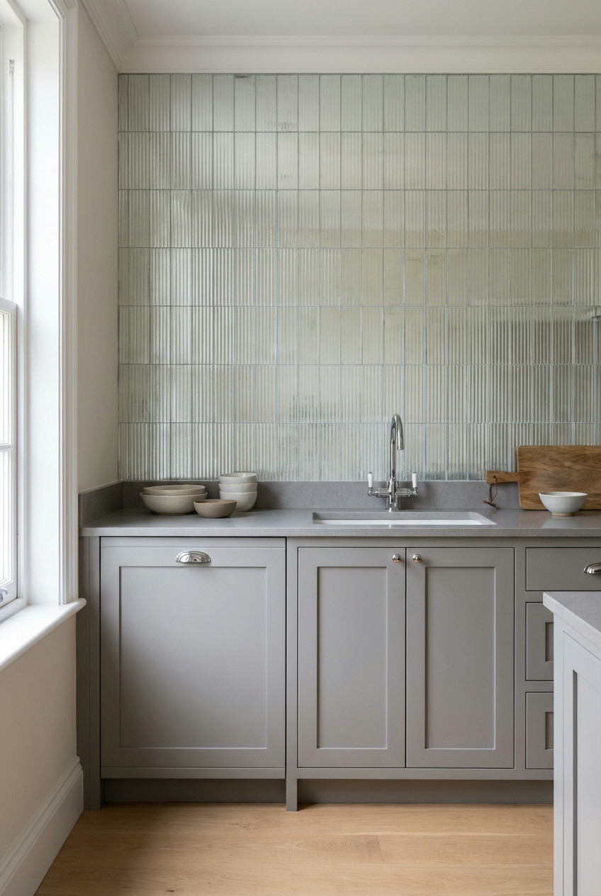 Ribbed Glass for Texture