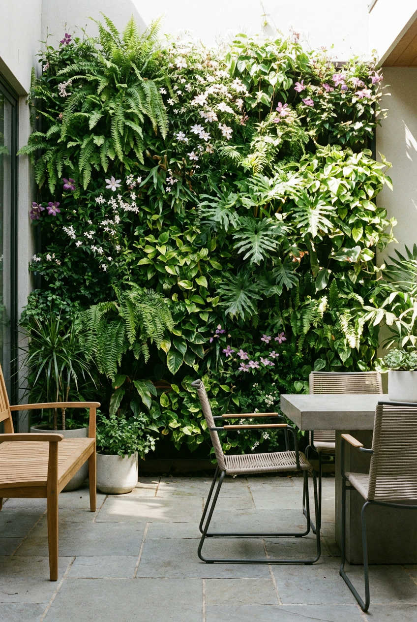 Vertical Gardens as Fences