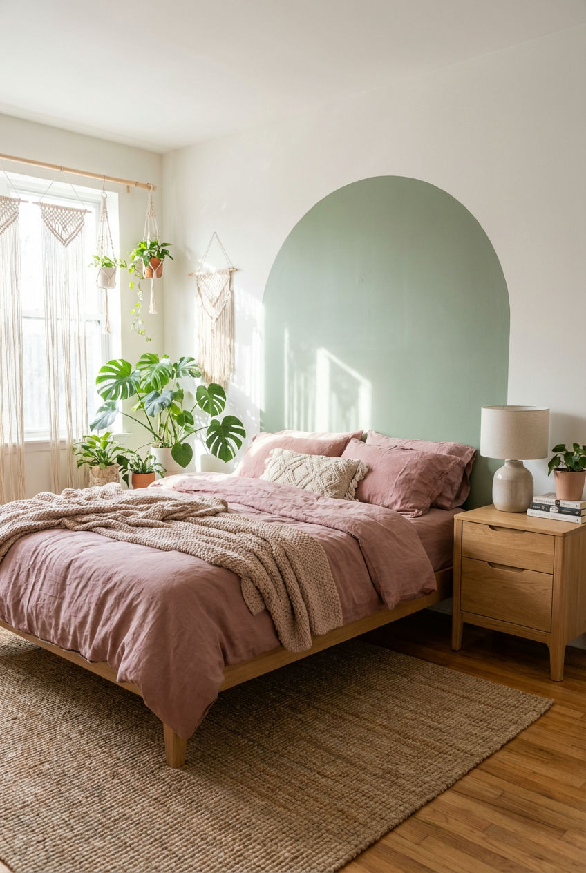 Dusky Pink and Sage Green Melody