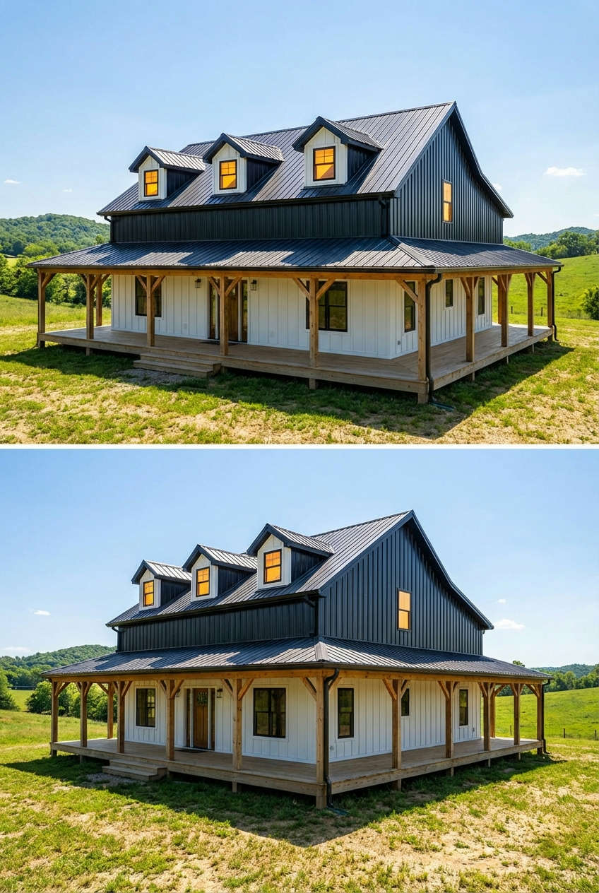 Two-Story Barndominium Designs