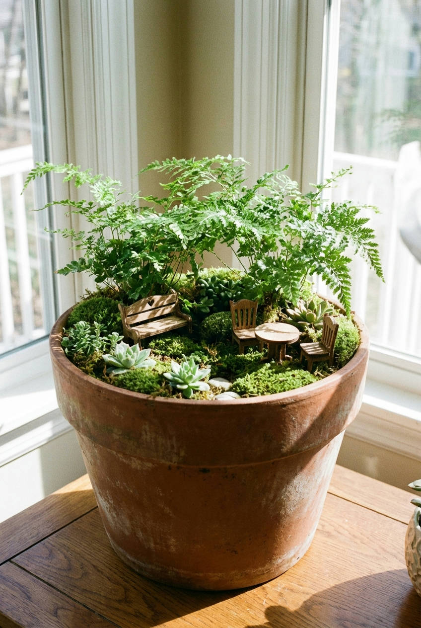 Miniature Fairy Garden Scenes