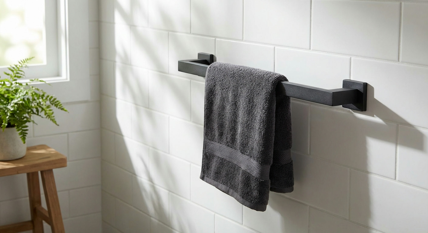 Towel Rails as Decor