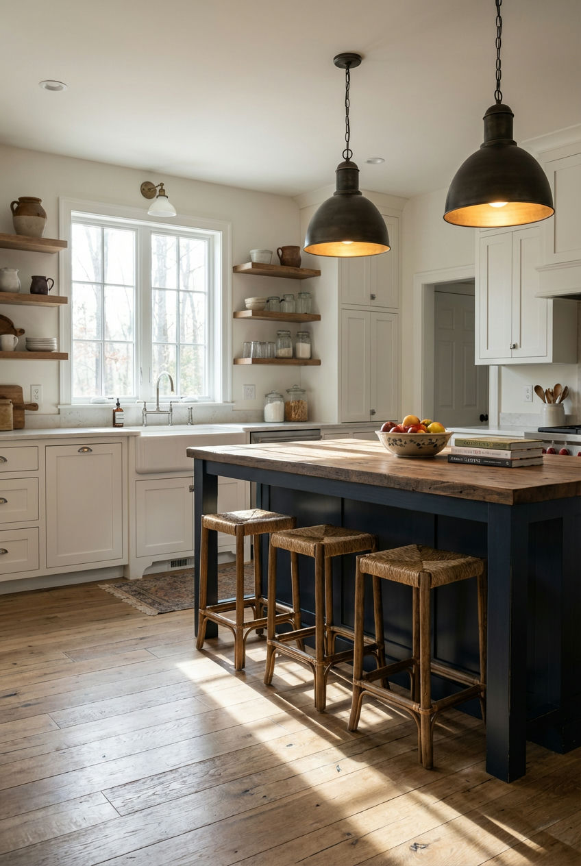Accent Island in Navy or Green