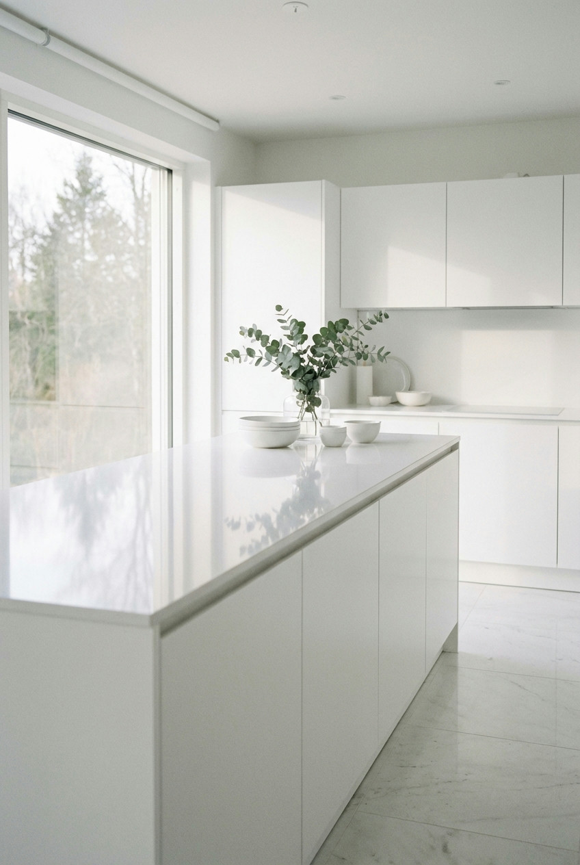 Minimalist White-on-White