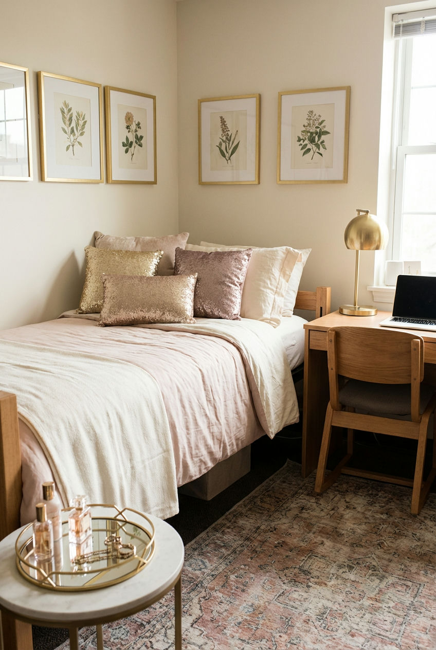 Glamorous Gold Accents