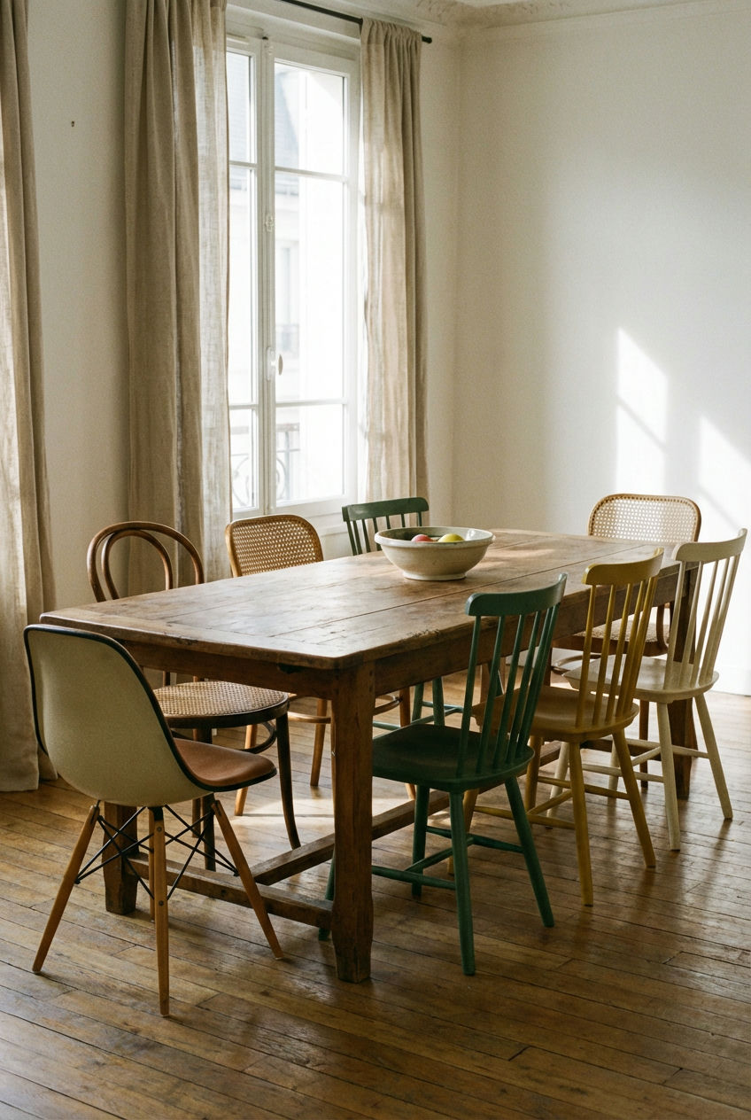 Curated Eclectic Seating