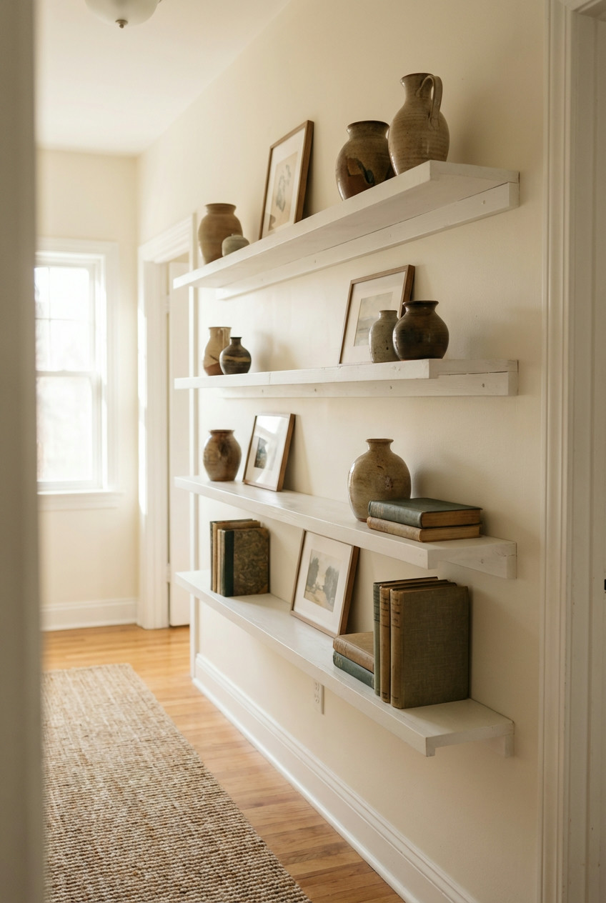 Curated Collections on Shelves