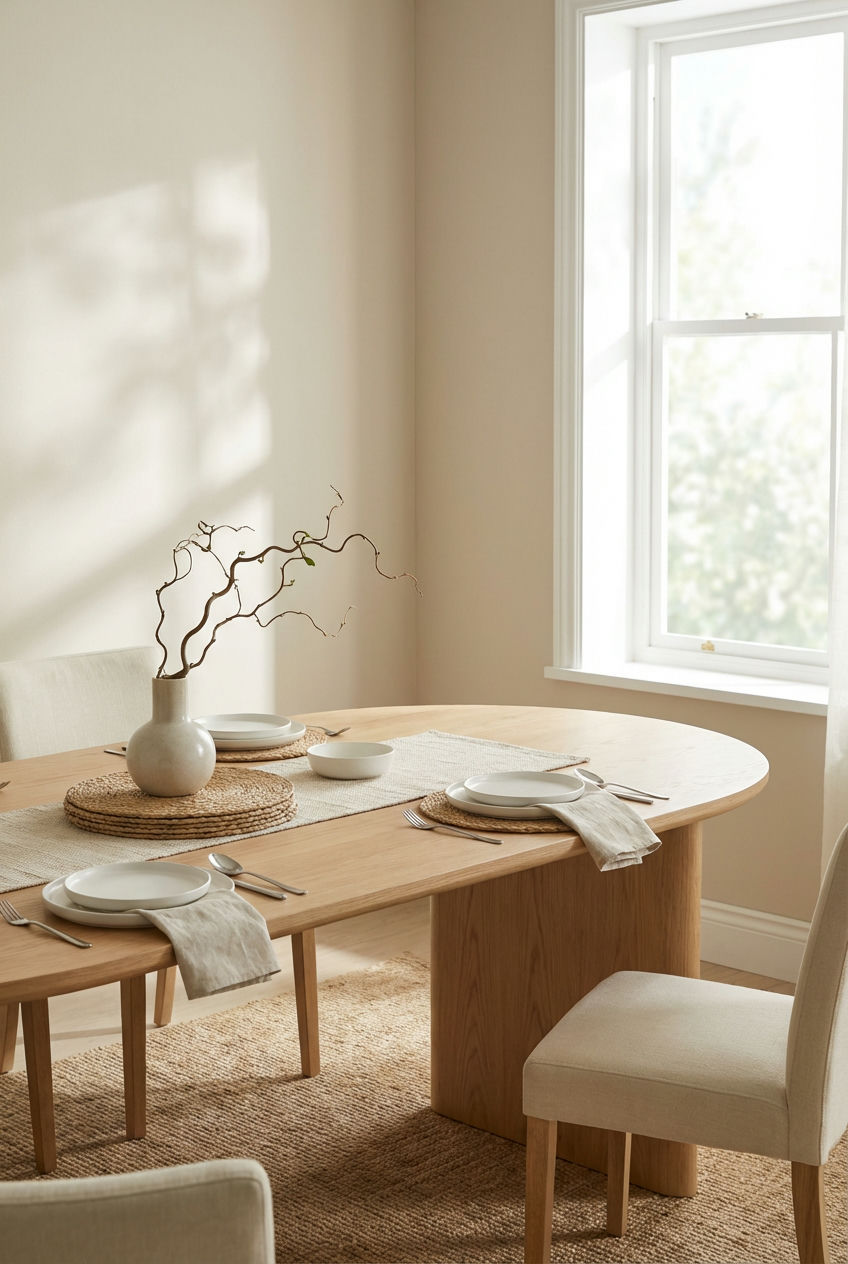 The Elegant Oval Table