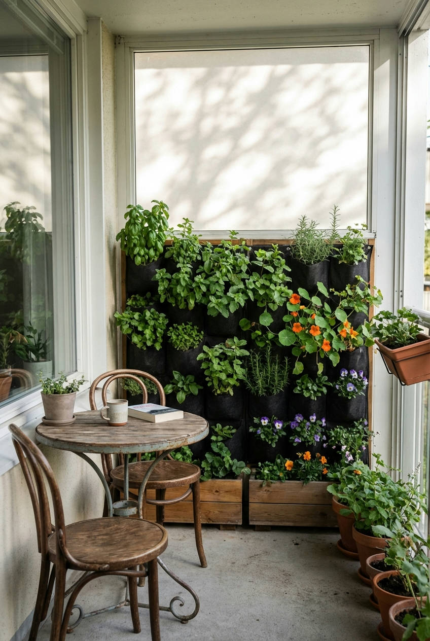 Vertical Gardens for Tiny Spaces