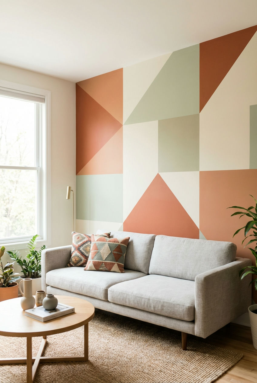 Playful use of Color Blocking and Geometry