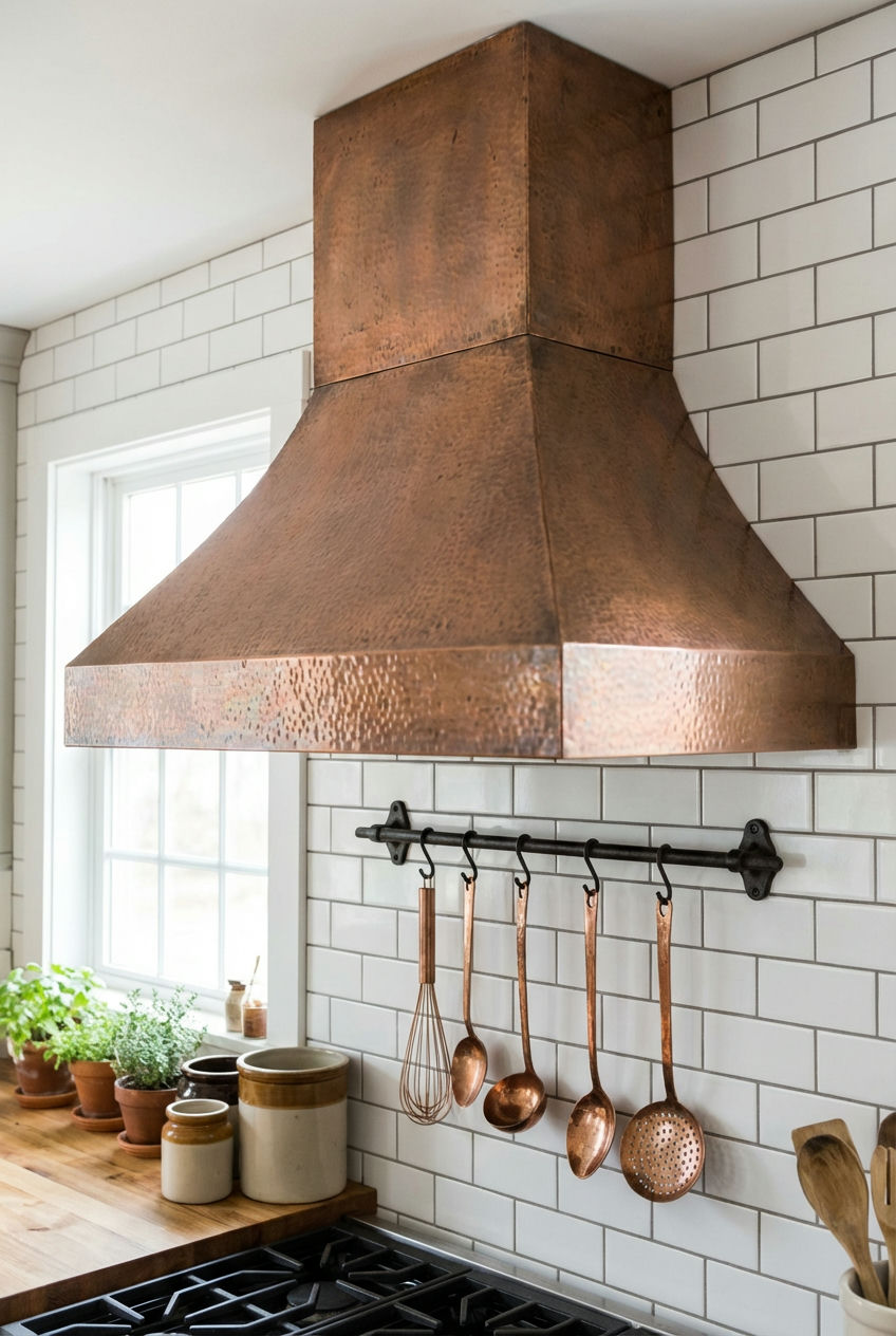 Copper Accents and Fixtures