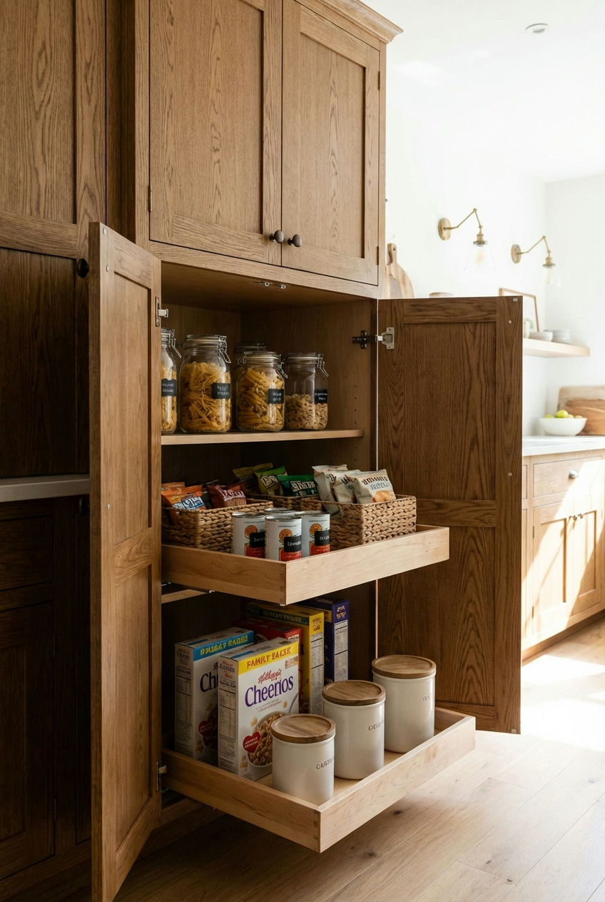 Custom Pull-Out Shelves