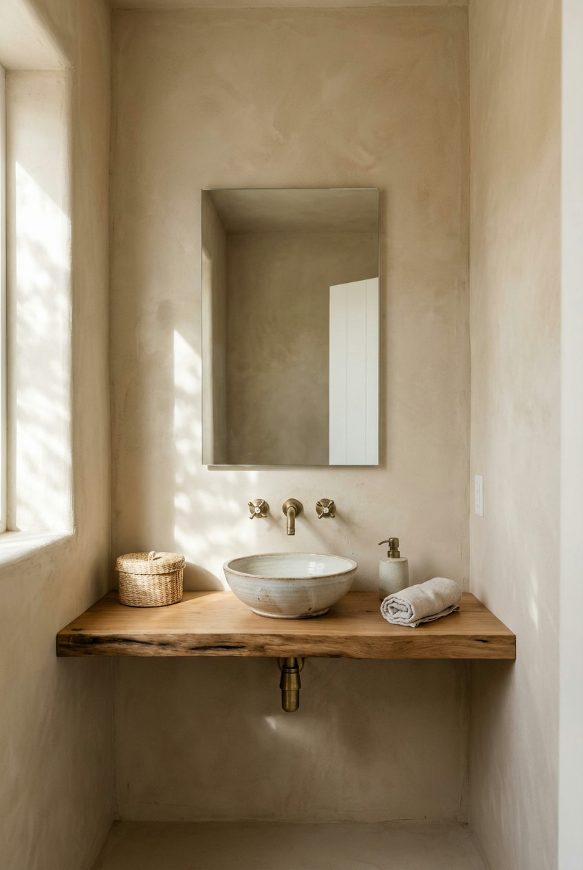 Organic Modern with Clay Plaster