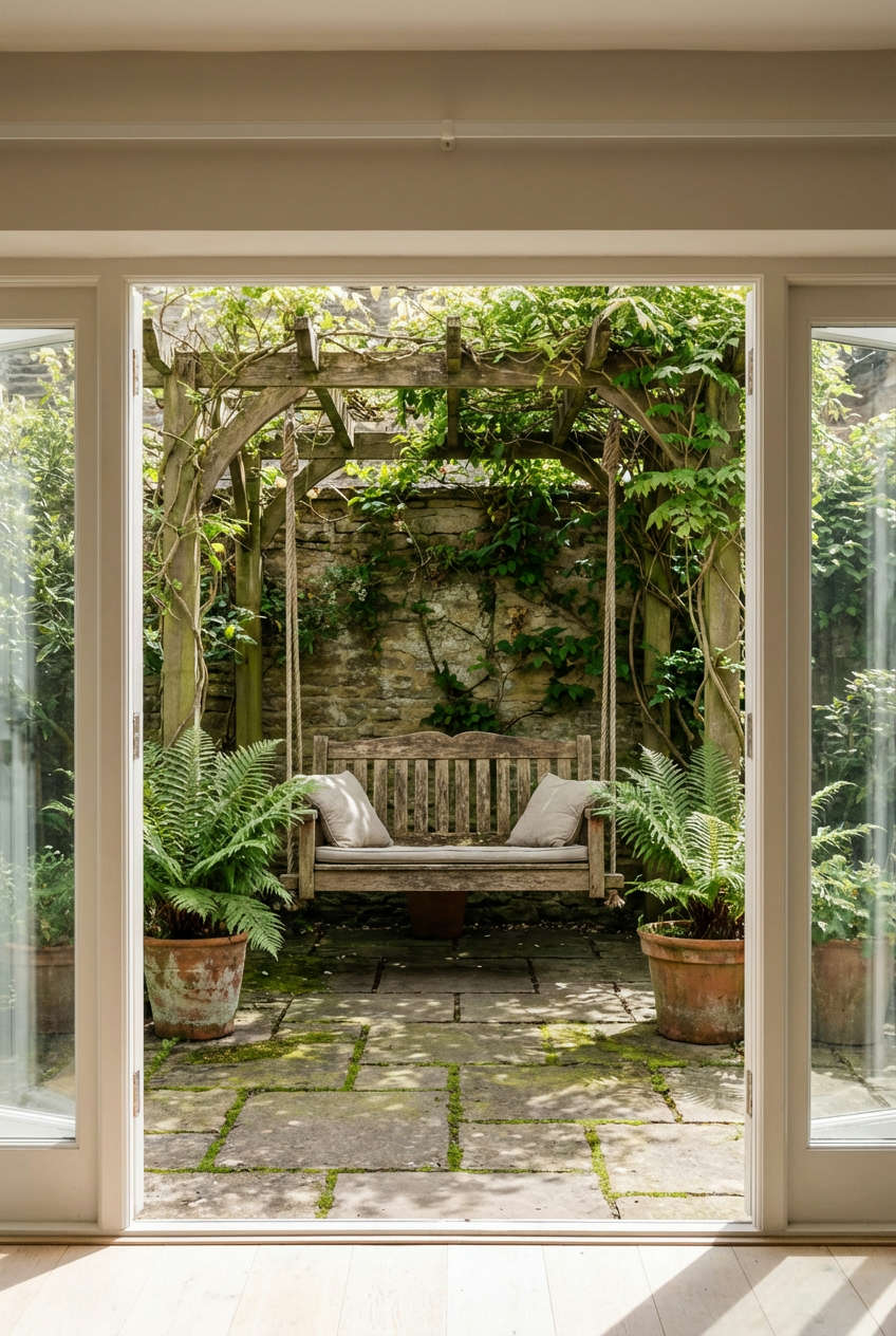 Bench Swings for Relaxing Retreats