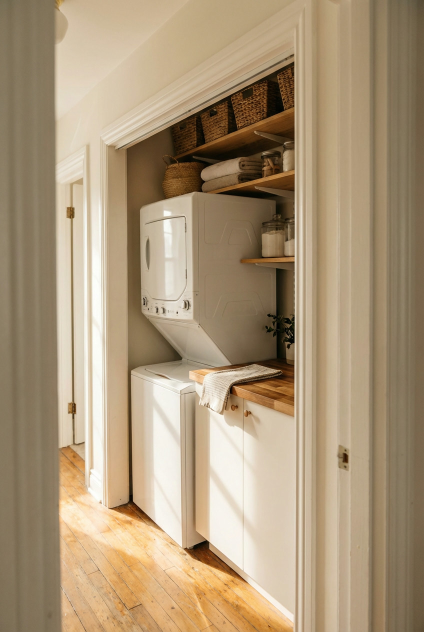 Dual Purpose Laundry Nook