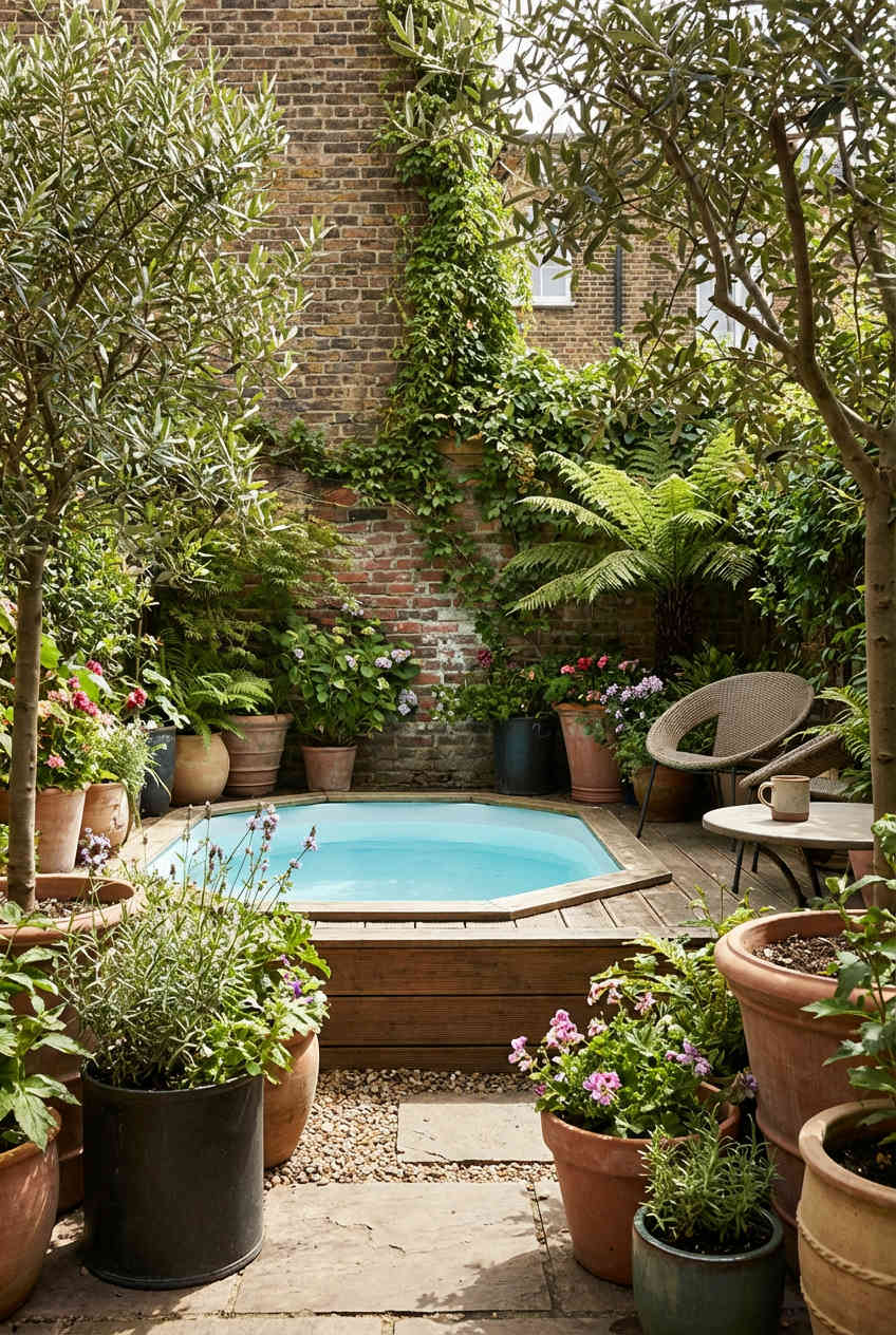 Urban Oasis with Container Plants