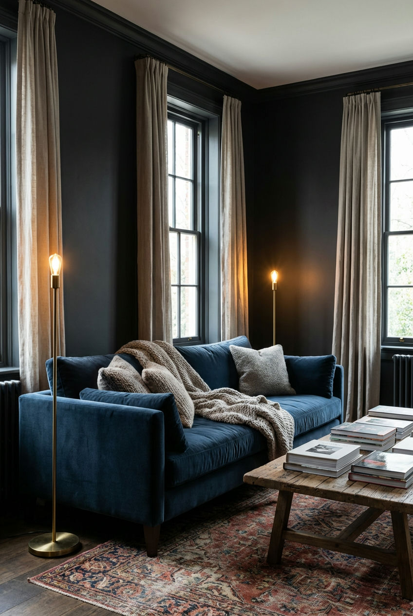 Dark Moody Walls for Intimacy