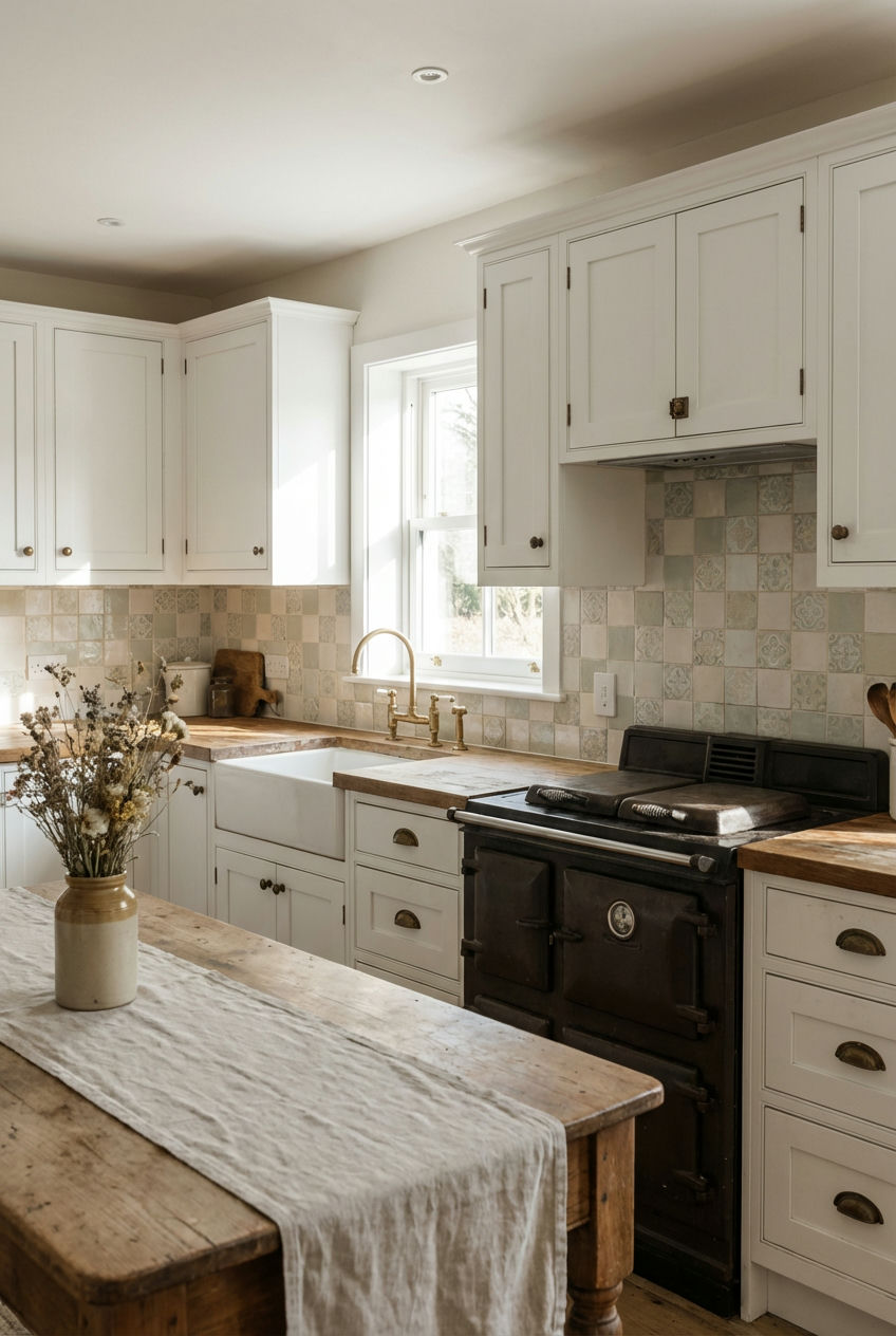 Statement Backsplash with Pattern