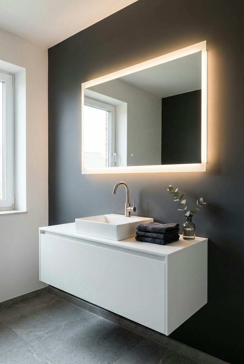 Luxurious Backlit Vanity Mirror