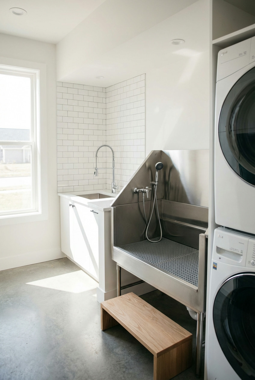 Integrated Pet Washing Station