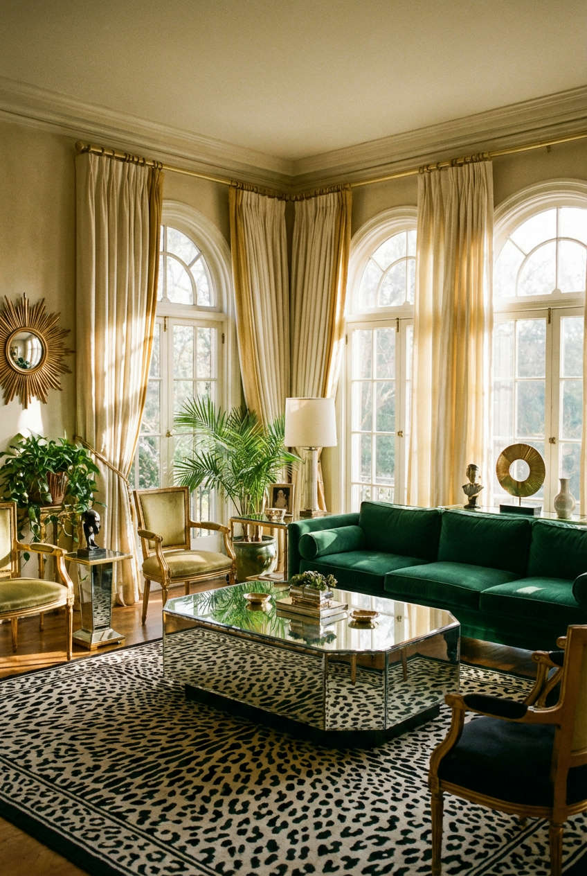 Glamorous Hollywood Regency