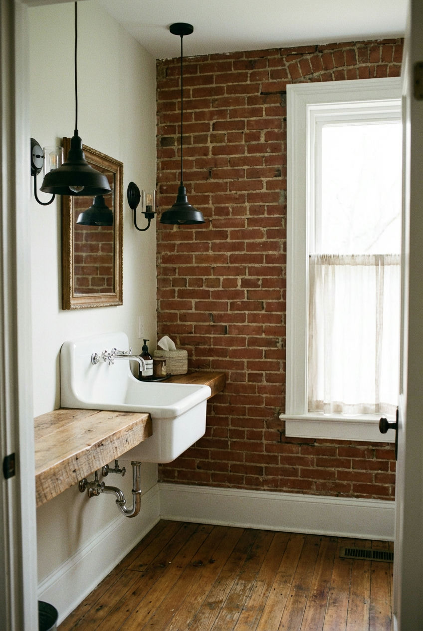Industrial Chic with Exposed Brick